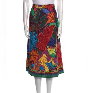 Farm Rio Colorful Jungle Print Women's Skirt